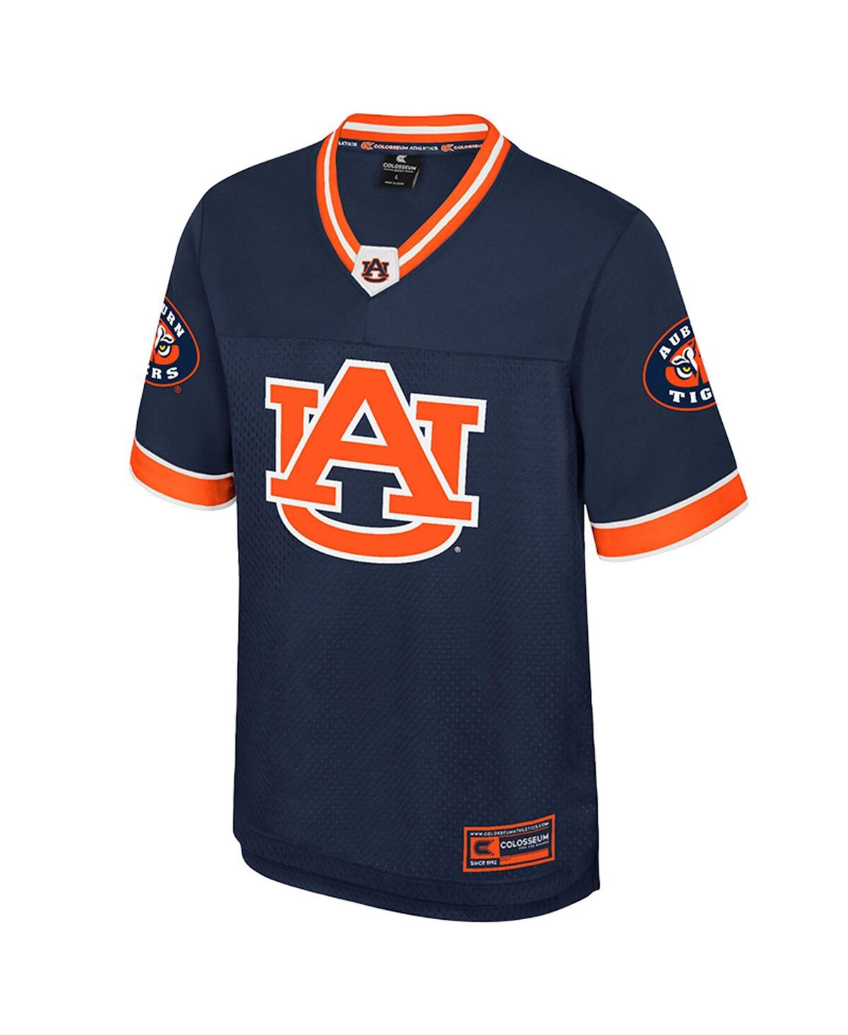 Colosseum Men's Navy Auburn Tigers Nothing but the Hits Football Jersey