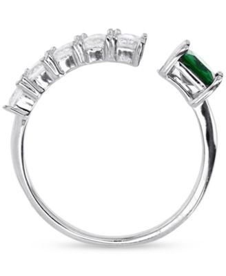 Macy’s Cubic Zirconia Baguette Ring (2.31 ct. t.w.) in Sterling Silver