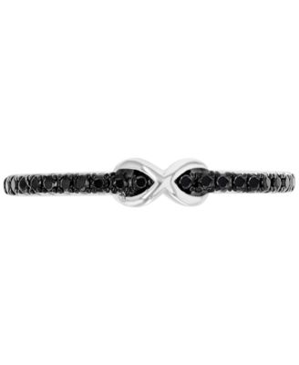 Cubic Zirconia Hoop Earrings in Sterling Silver