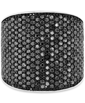 Black Spinel Ring (2.754 ct.t.w.) in Sterling Silver