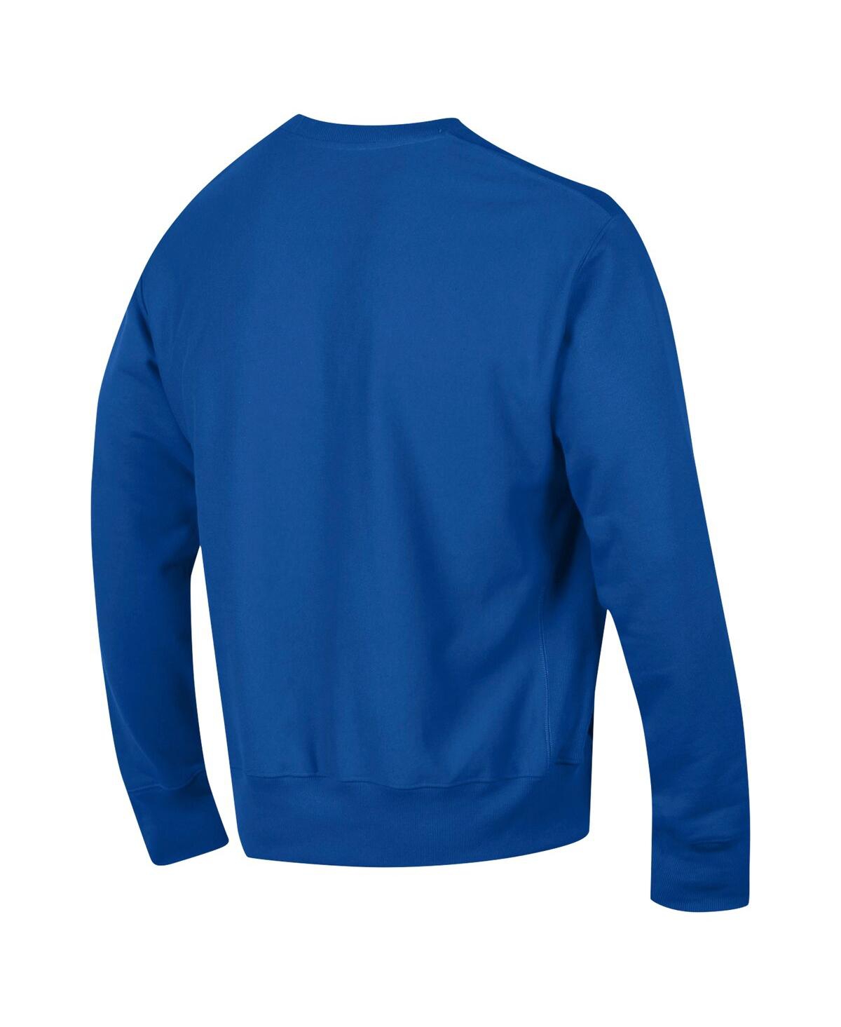 Champion Men's Royal Air Force Falcons Vault Late Night Reverse Weave Pullover Sweatshirt In Blue