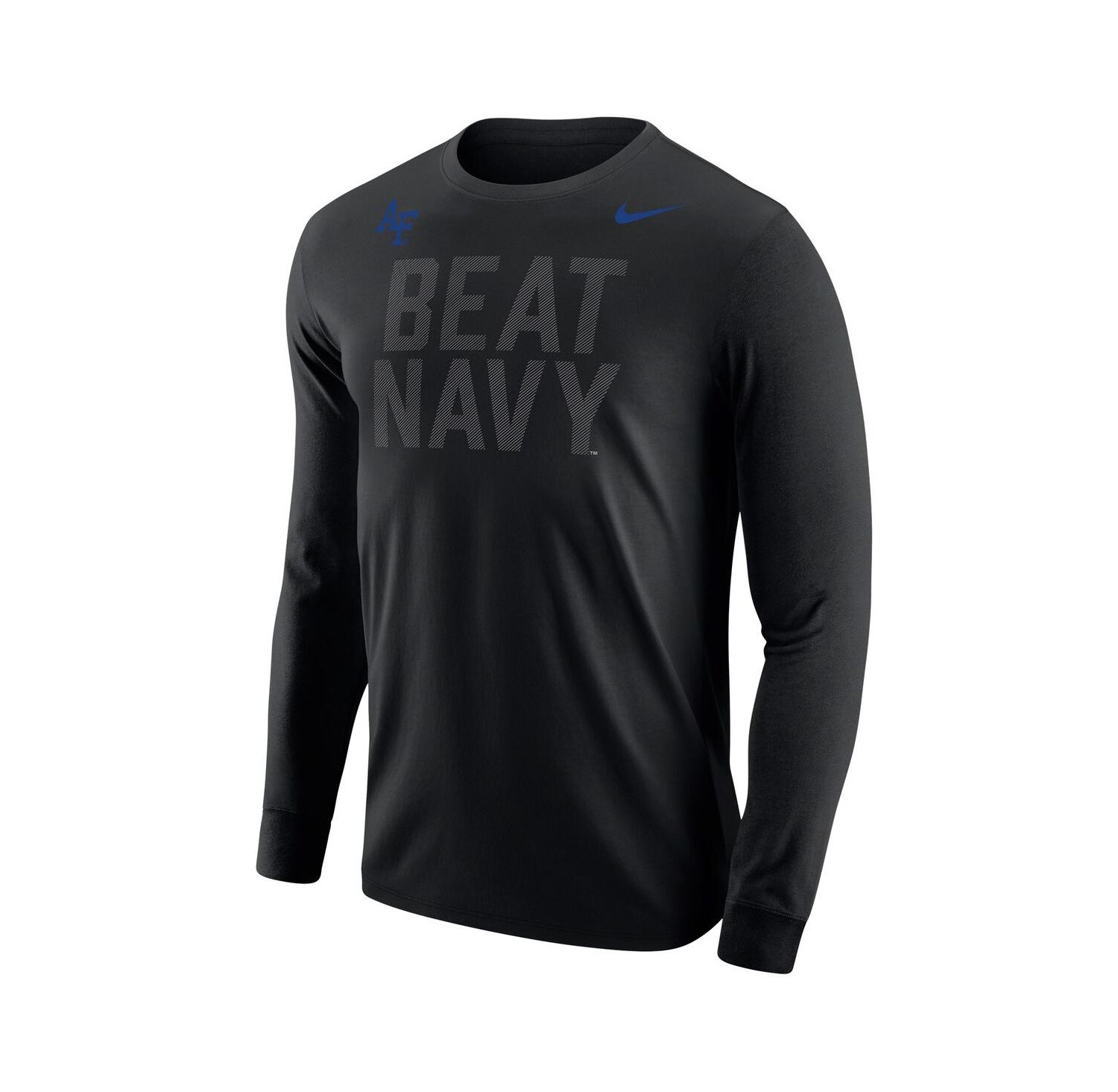 Men's Black Air Force Falcons APLS Fighting Falcon Collection Rivalry Long Sleeve T-Shirt