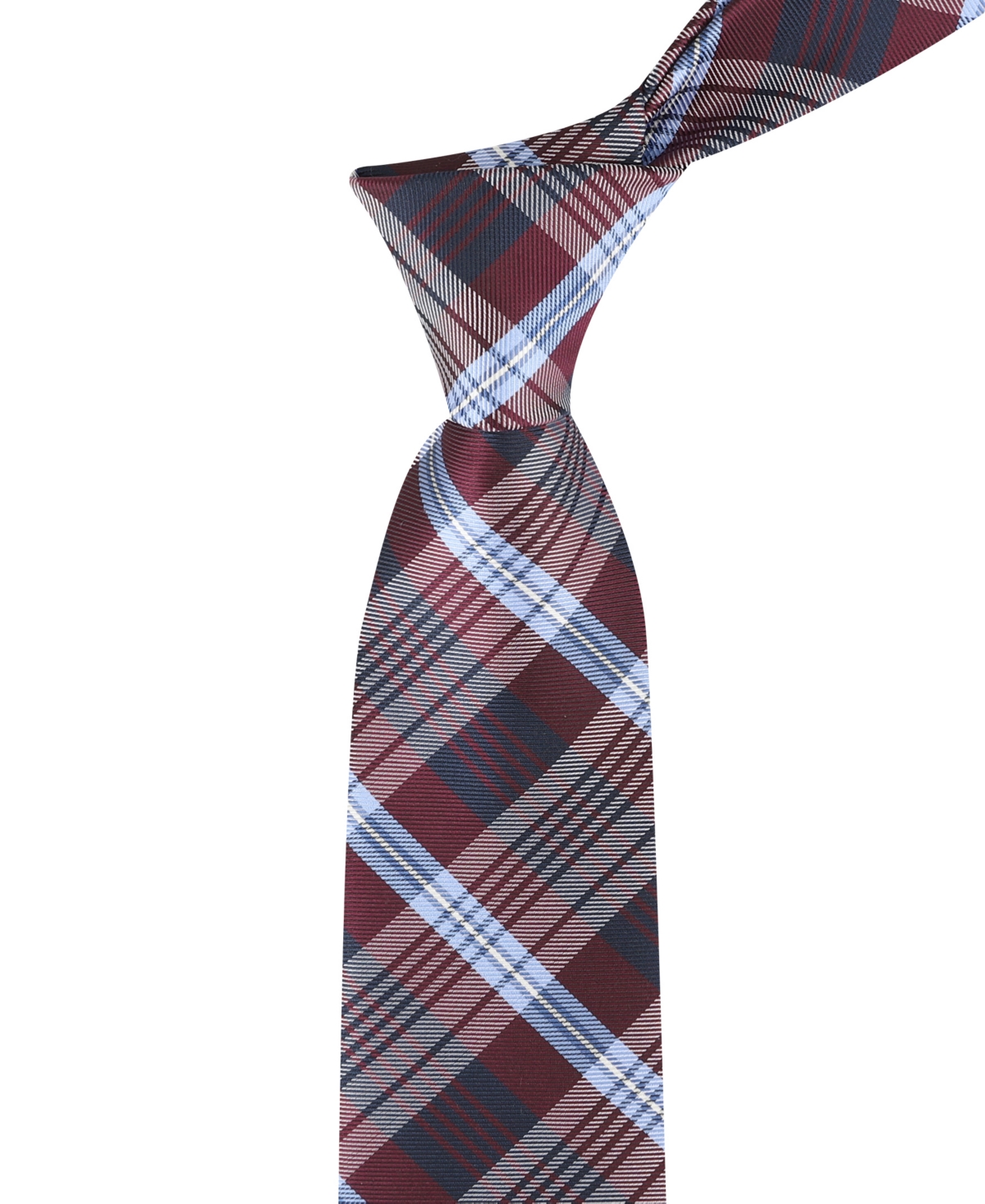 Tommy Hilfiger Men's Grayson Classic Plaid Tie In Brown