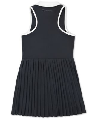 Girls' YPB neoKNIT Half-Zip Pleated Mini Dress