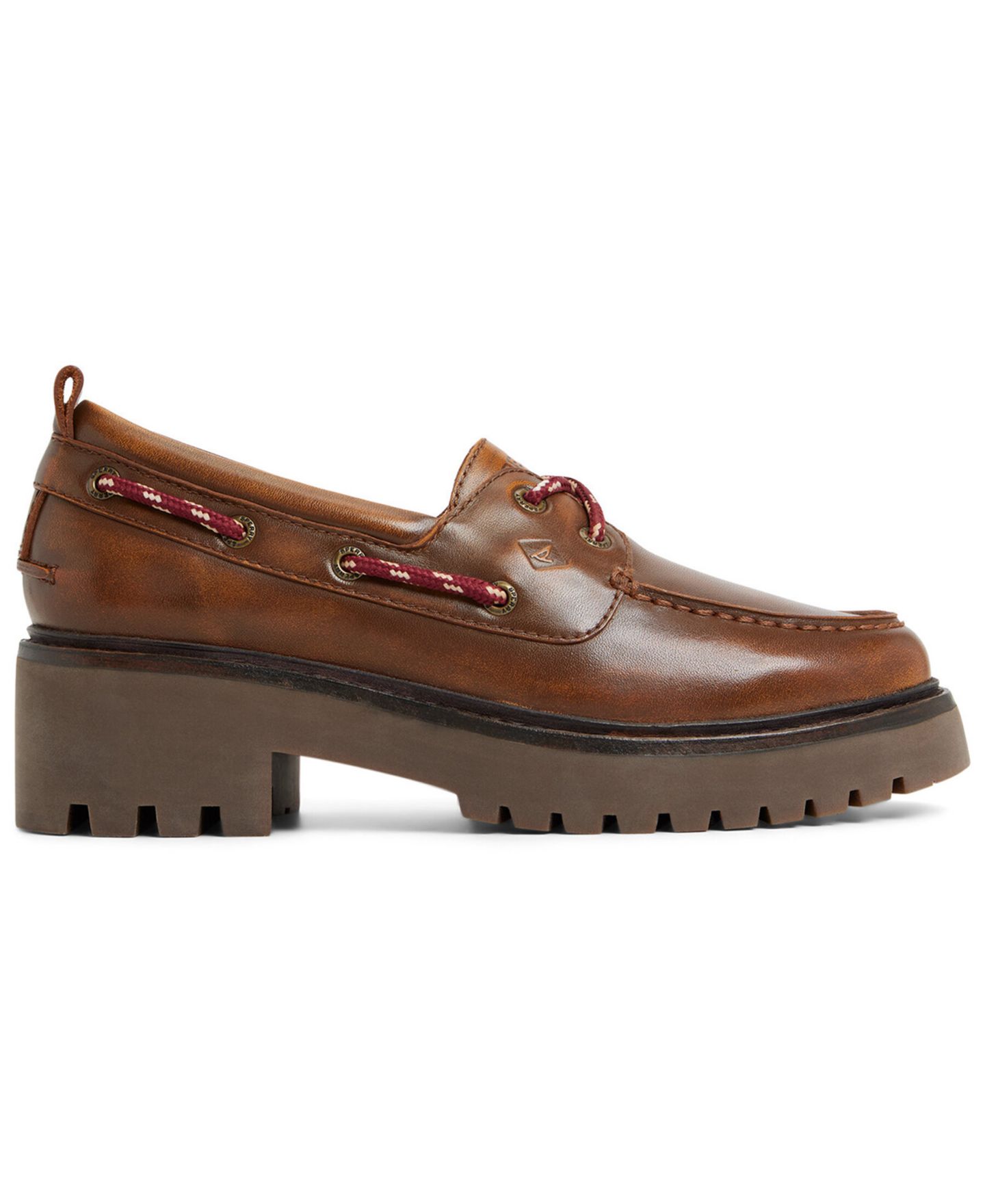 Женские туфли Sperry Authentic Original 2-Eye Lug Boat, цвет: Коричневый — фото 2