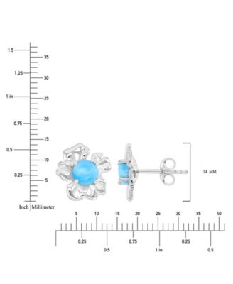 Opal (3.6 ct. t.w.) Earrings in Sterling Silver