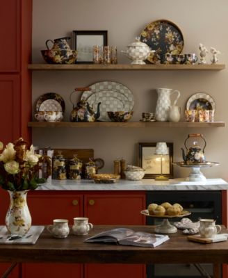 Wild Rose Brown 2-Qt. Tea Kettle