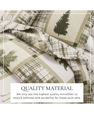 Rustic Lodge All-Season 3 Pc Quilt Set