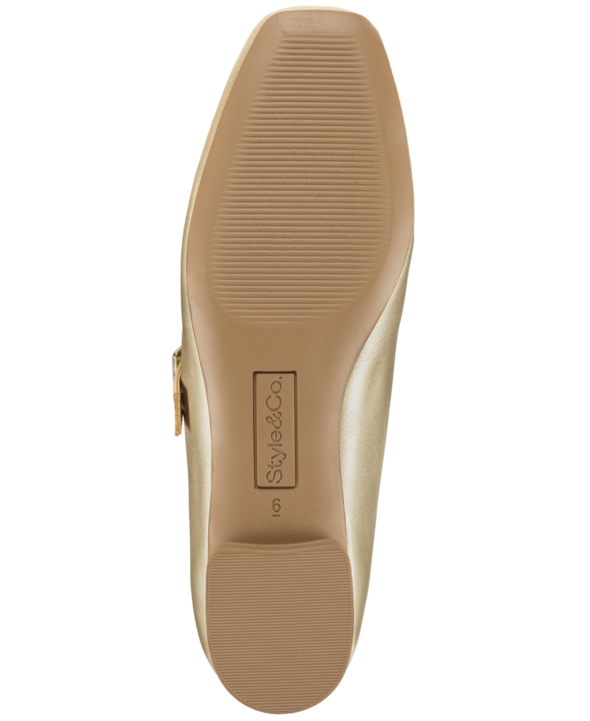 Style & Co Women's Broadwayy Mary Jane Flats, Macy's Exclusive In Neutral