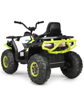 12V Kids Electric 4-Wheeler ATV Quad 2 Speeds Ride On Car w/MP3&LED Lights