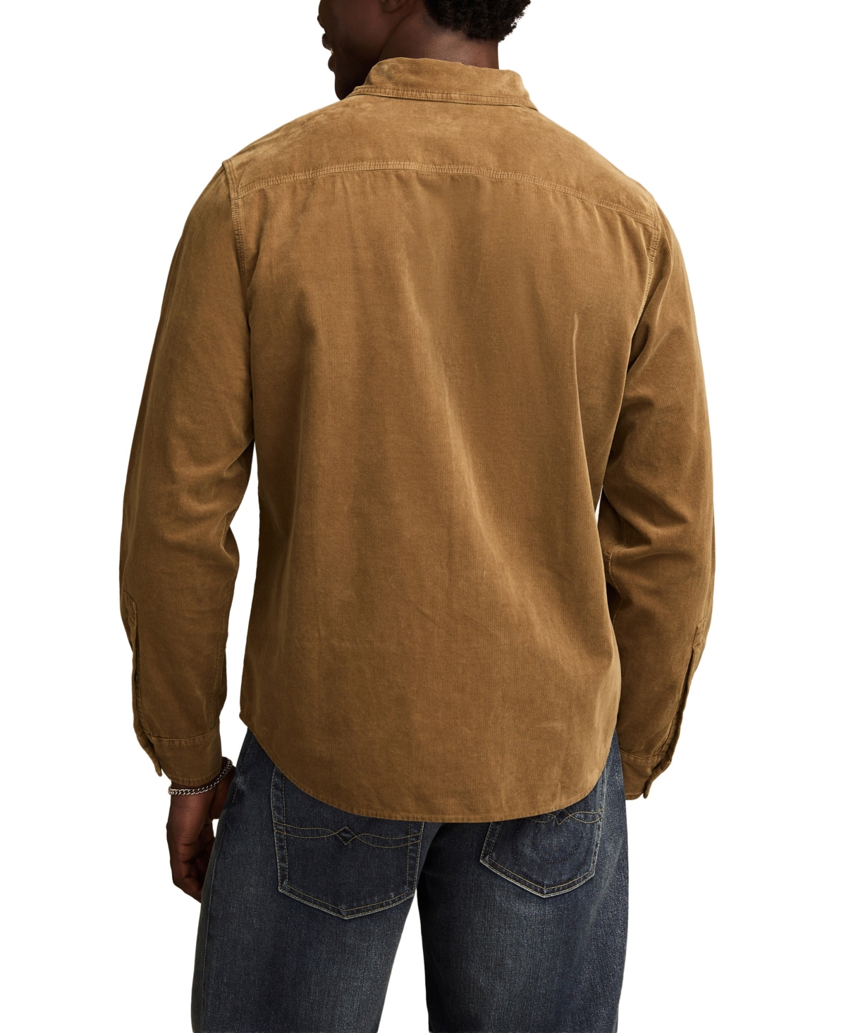 Lucky Brand Cotton Corduroy Button-up Utility Shirt In Brown