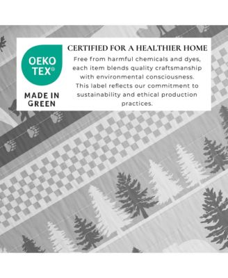 Rustic Woodland Reversible Microfiber Quilt Set with Shams