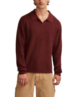 Men's Johnny Collar Polo Sweater