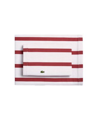 Lacoste Home - Printed Percale Sheet Sets