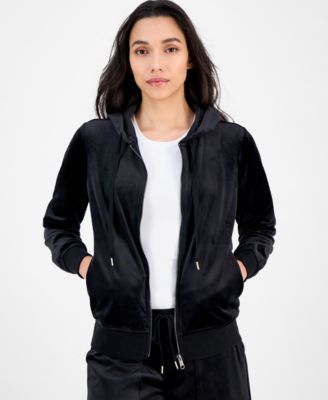 Style & Co - Women's Velour Zip-Up Hoodie