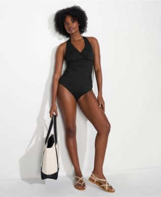 Women's Twist Halter Tankini Top