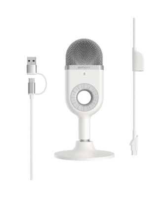 simorr Wave U1 USB Condenser Microphone (White