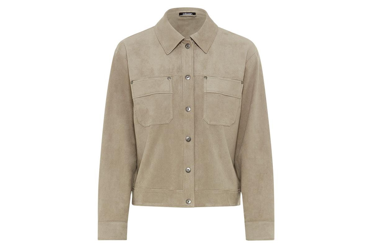 Olsen Women's Faux Suede Jacket