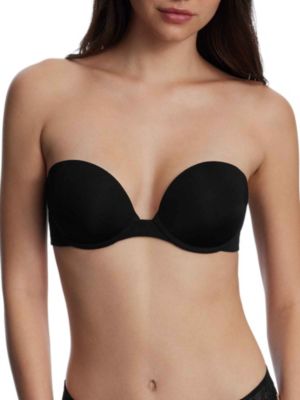 Women's Breathless Strapless Plunge Push-Up Bra
