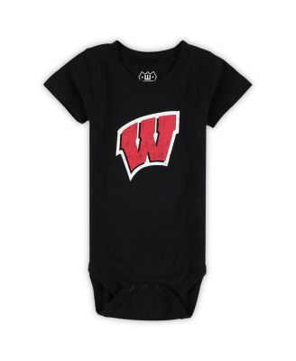 Baby Boys and Girls 3-Pack Wisconsin Badgers Bodysuit Set