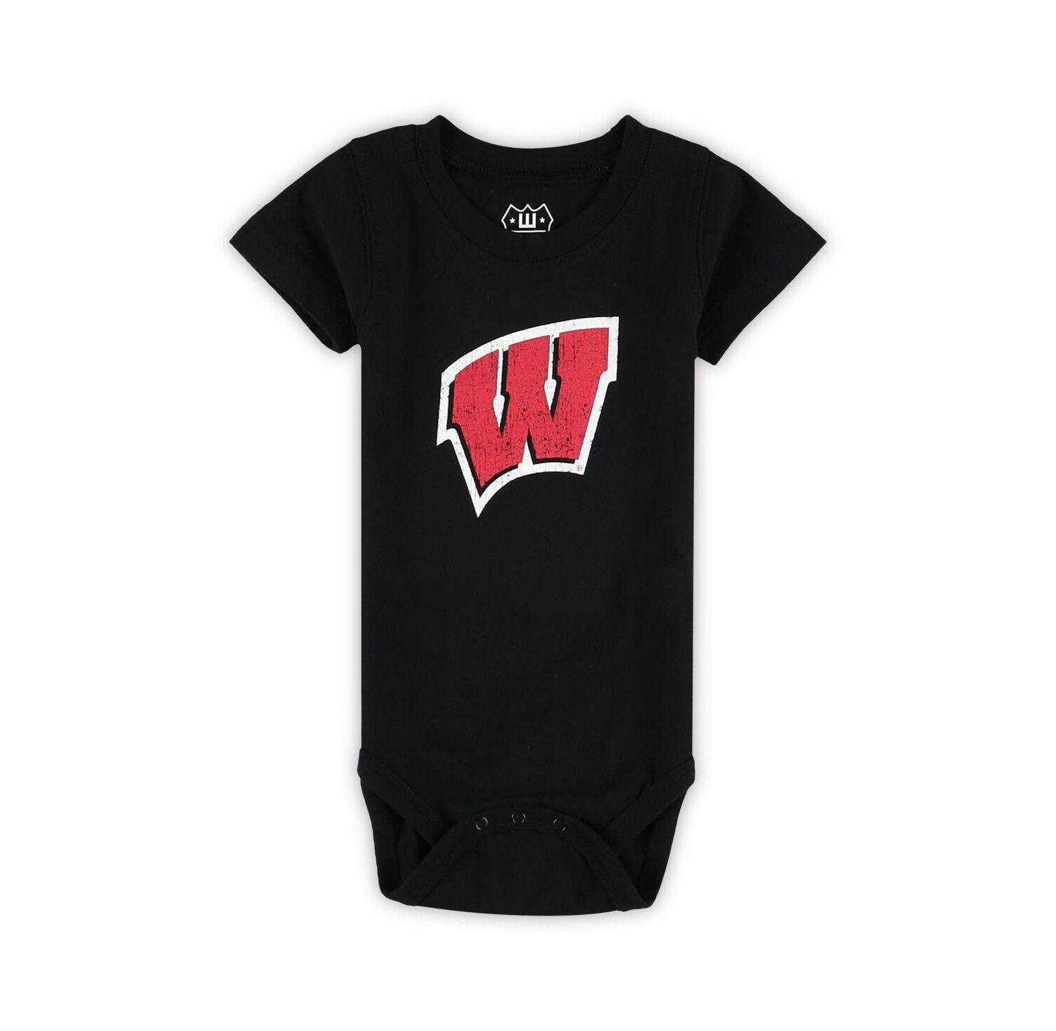 Baby Boys and Girls 3-Pack Wisconsin Badgers Bodysuit Set