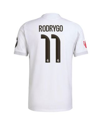 Men's Rodrygo White Real Madrid 2025/26 Home Authentic Jersey