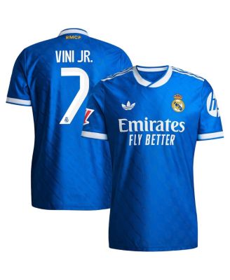 adidas - Men's Vinicius Junior Blue Real Madrid 2025/26 Third Authentic Player Jersey