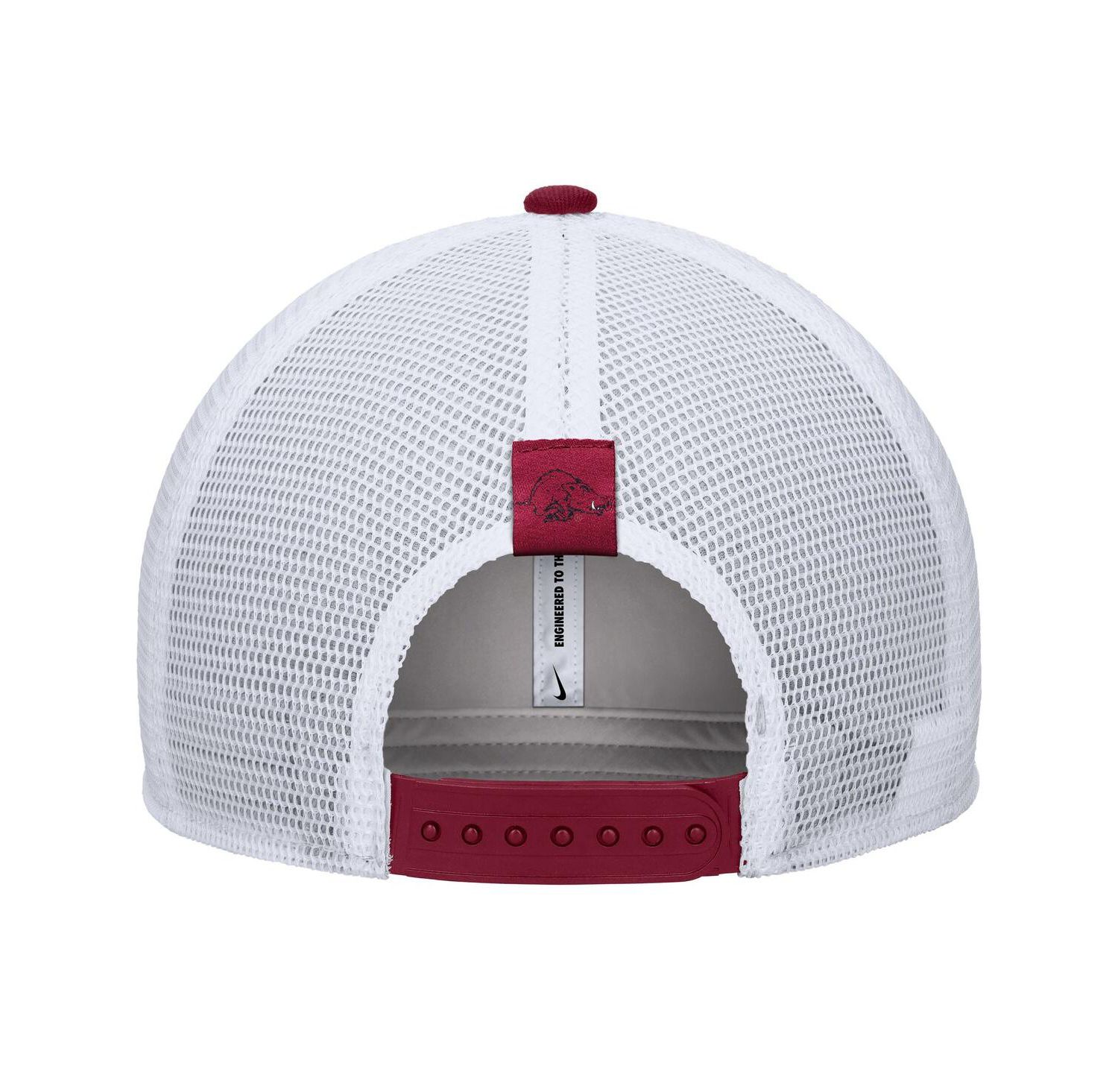 Men's Cardinal Arkansas Razorbacks Arch Rise Performance Trucker Adjustable Hat
