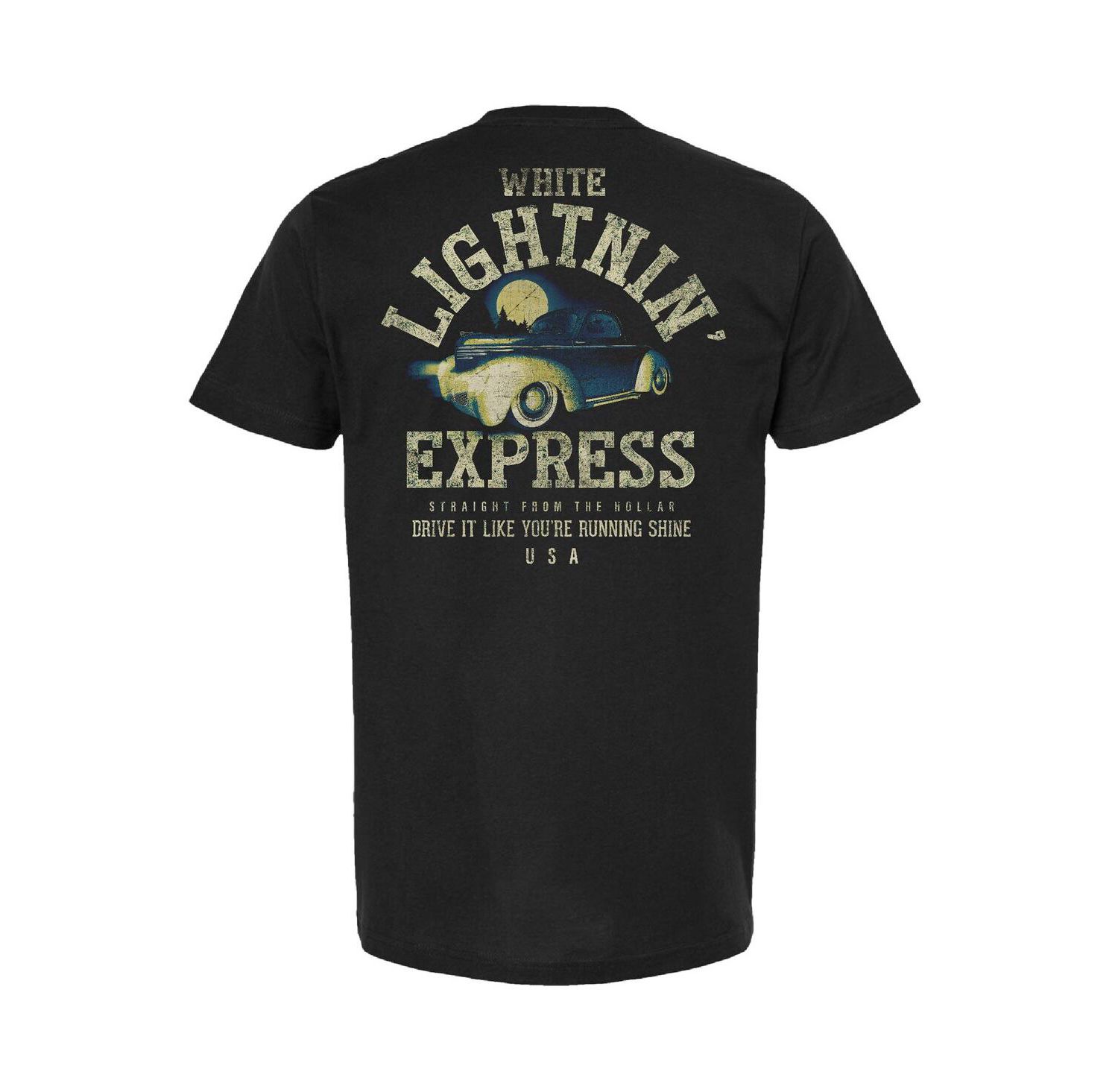 Men's Black NASCAR White Lightning' Express T-Shirt