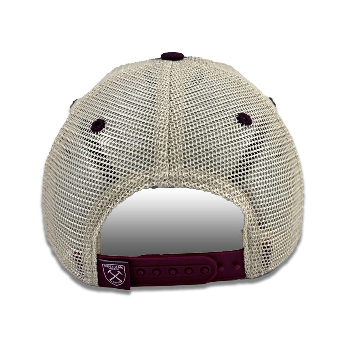 Мужская кепка 1863FC Claret West Ham United Trucker Adjustable Hat — фото 4