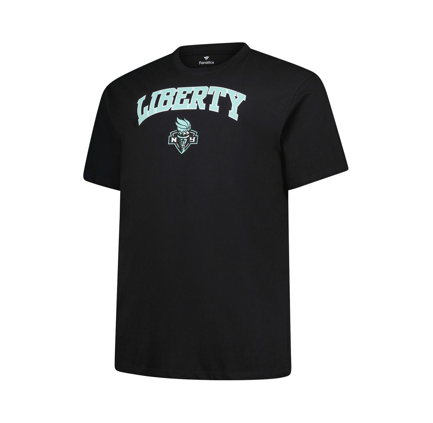 Men's Black New York Liberty Big & Tall Arch Logo T-Shirt