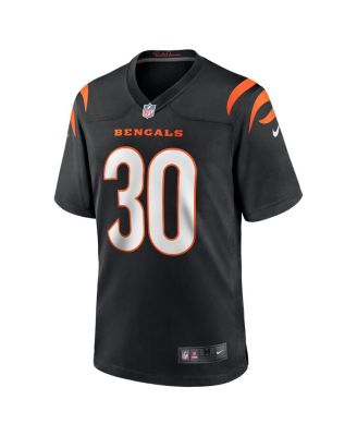 Men's Chase Brown Black Cincinnati Bengals Team Game Jersey