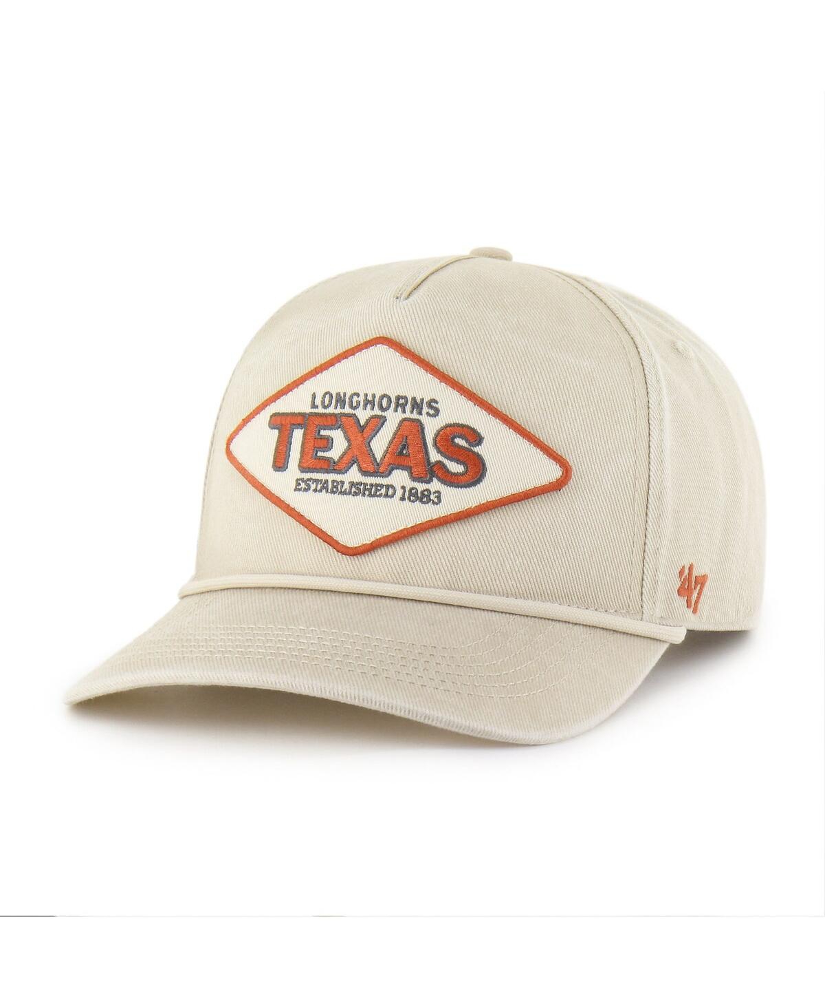 47 Brand Men's And Women's Cream Texas Longhorns Outdoorsmen Cairn Hitch Adjustable Hat In Neutral
