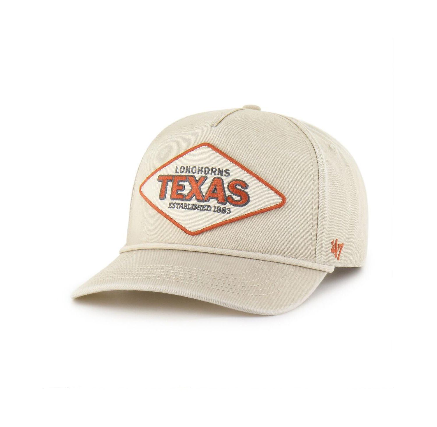 Men's and Women's Cream Texas Longhorns Outdoorsmen Cairn Hitch Adjustable Hat