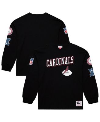 Mitchell & Ness - Men's Black Arizona Cardinals Training Camp Logos Long Sleeve T-Shirt