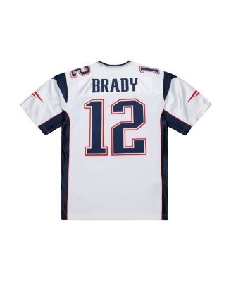 Men's Tom Brady White New England Patriots 2000 Authentic Jersey