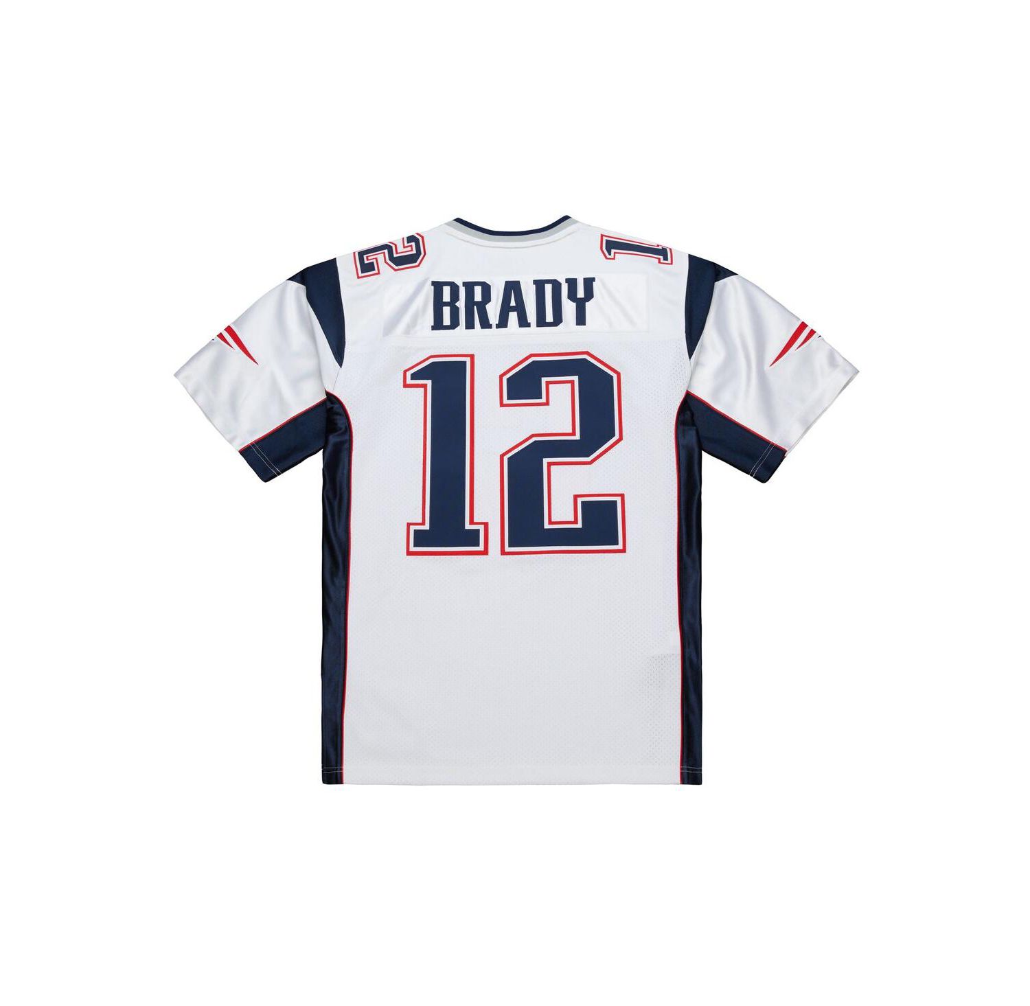 Men's Tom Brady White New England Patriots 2000 Authentic Jersey