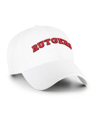 Men's White Rutgers Scarlet Knights Clean Up Adjustable Hat