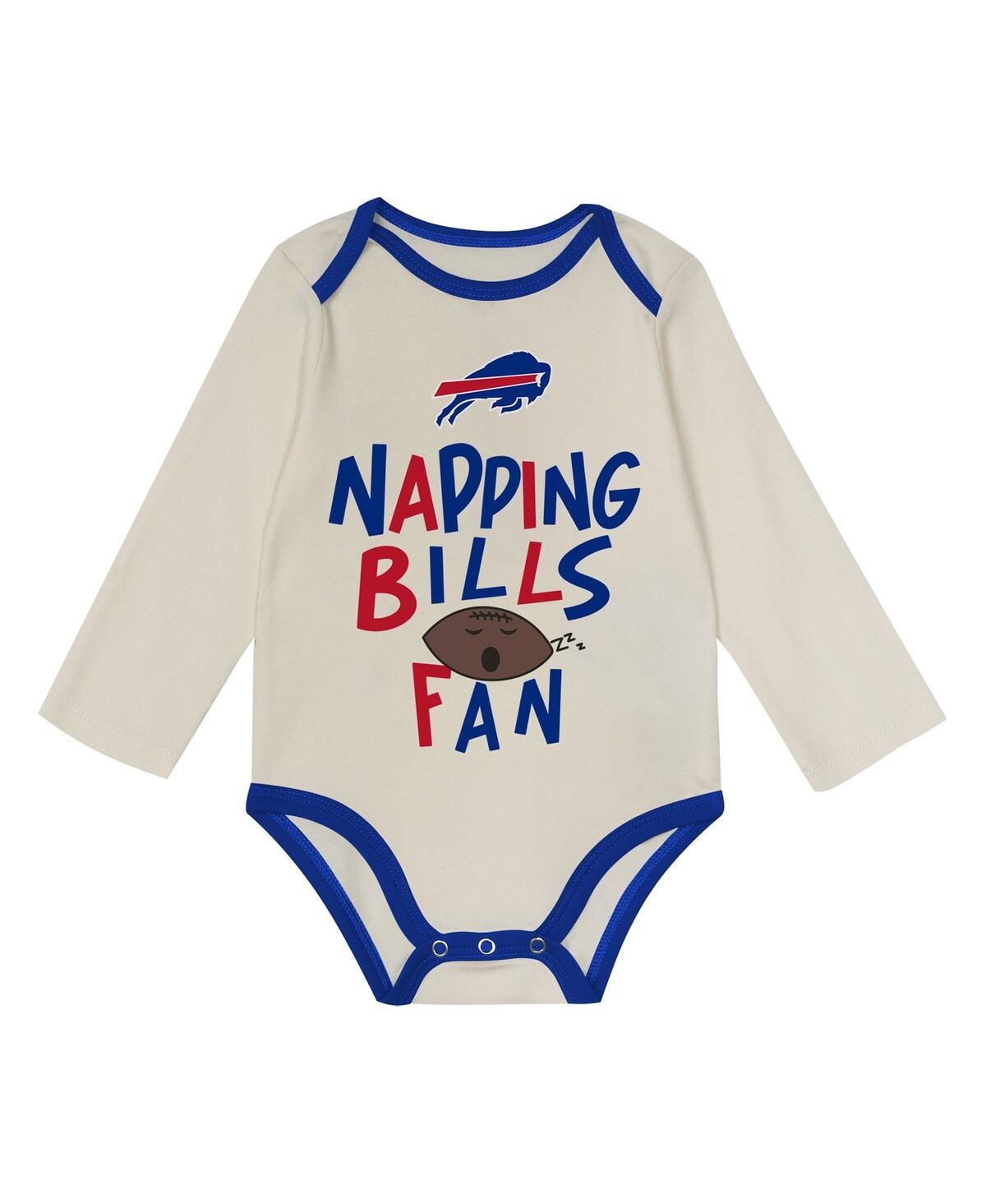 Outerstuff Baby Boys And Girlsâ 3-piece Royal Buffalo Bills Little Champ Set In Blue
