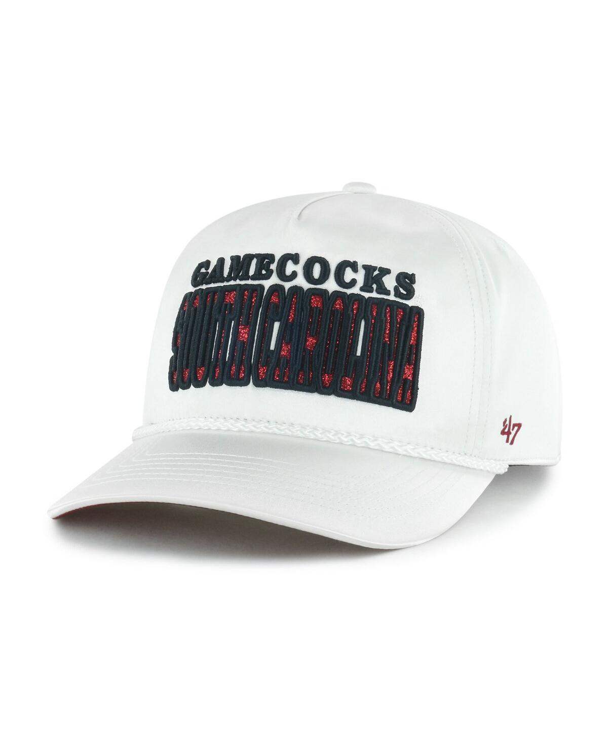 47 Brand Women's White South Carolina Gamecocks Outspoken Hitch Adjustable Hat In White