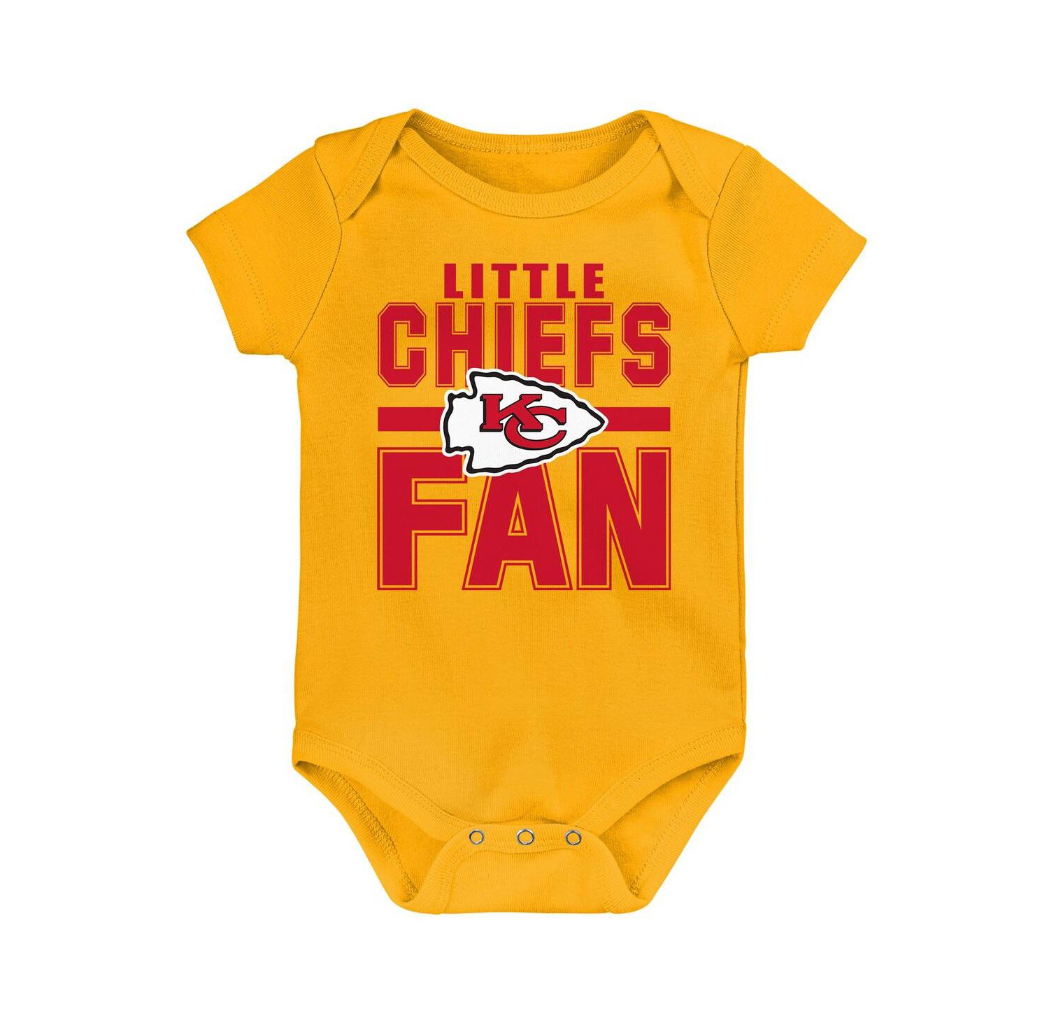 Newborn 3-Pack Kansas City Chiefs Little Tike Bodysuit Set