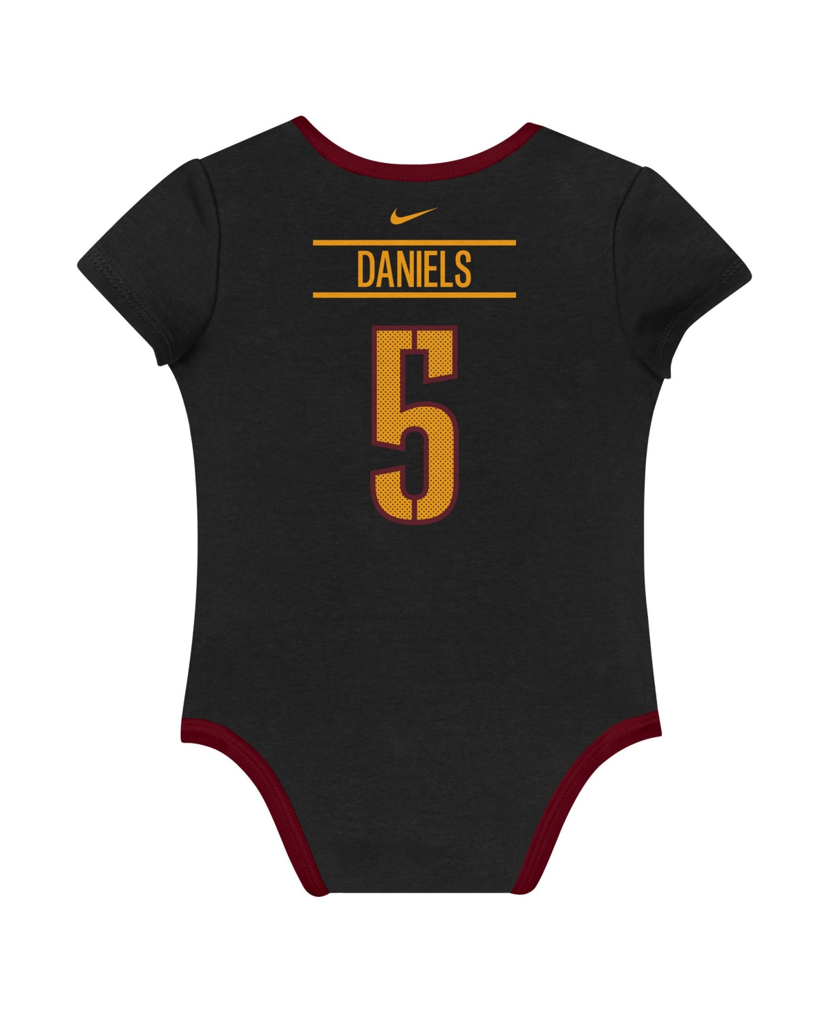 Nike Baby Boys And Girls 3-pack Jayden Daniels Washington Commanders Name Number Bodysuit Set In Multi