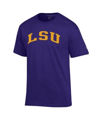 Men's Purple LSU Tigers Basic Arch T-Shirt