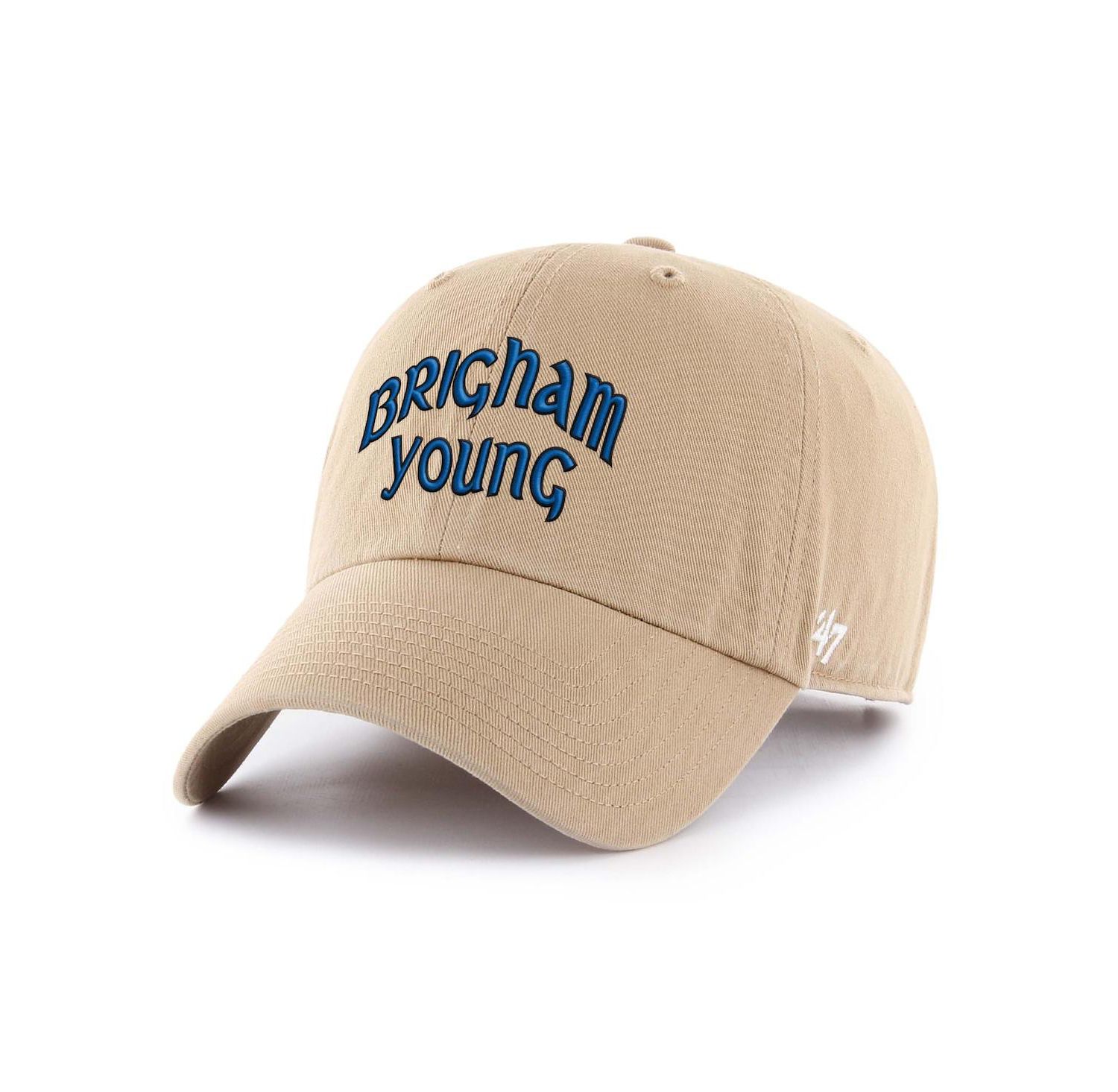 Men's Khaki BYU Cougars Vault Clean Up Adjustable Hat