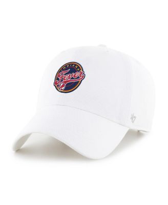 '47 Brand - Men's ' White Indiana Fever Core Logo Clean Up Adjustable Hat