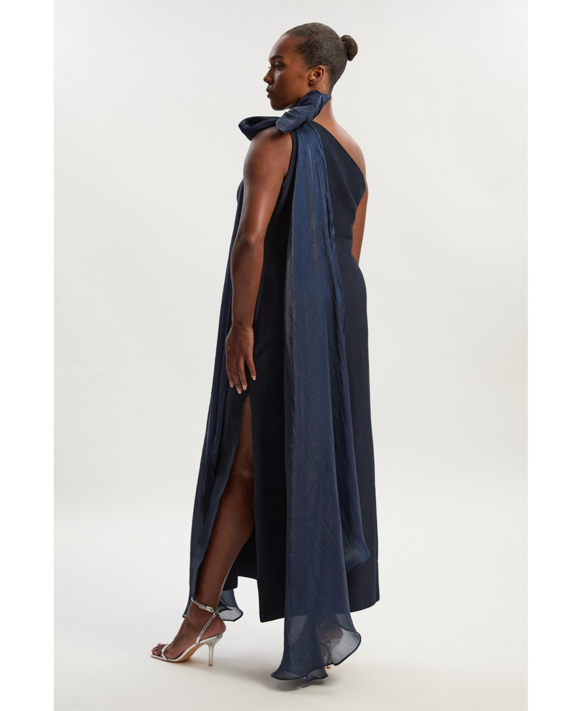 Karen Millen Women's Tassel Sleeve Detail Maxi Dress
