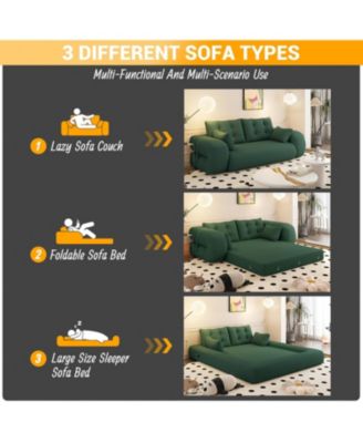 Human Dog Bed Foldable Sofa Sleeper - Green