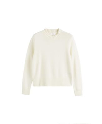 Women's Wool & Cashmere Cropped Sporty Sweater