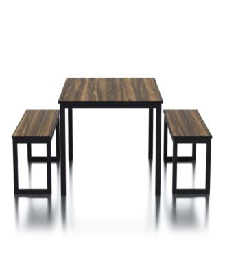 Caritina Wood 3-Piece Counter Height Dining Set