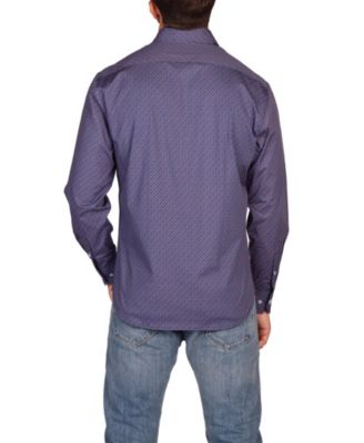 Men's Retro Geo Long Sleeve Shirt